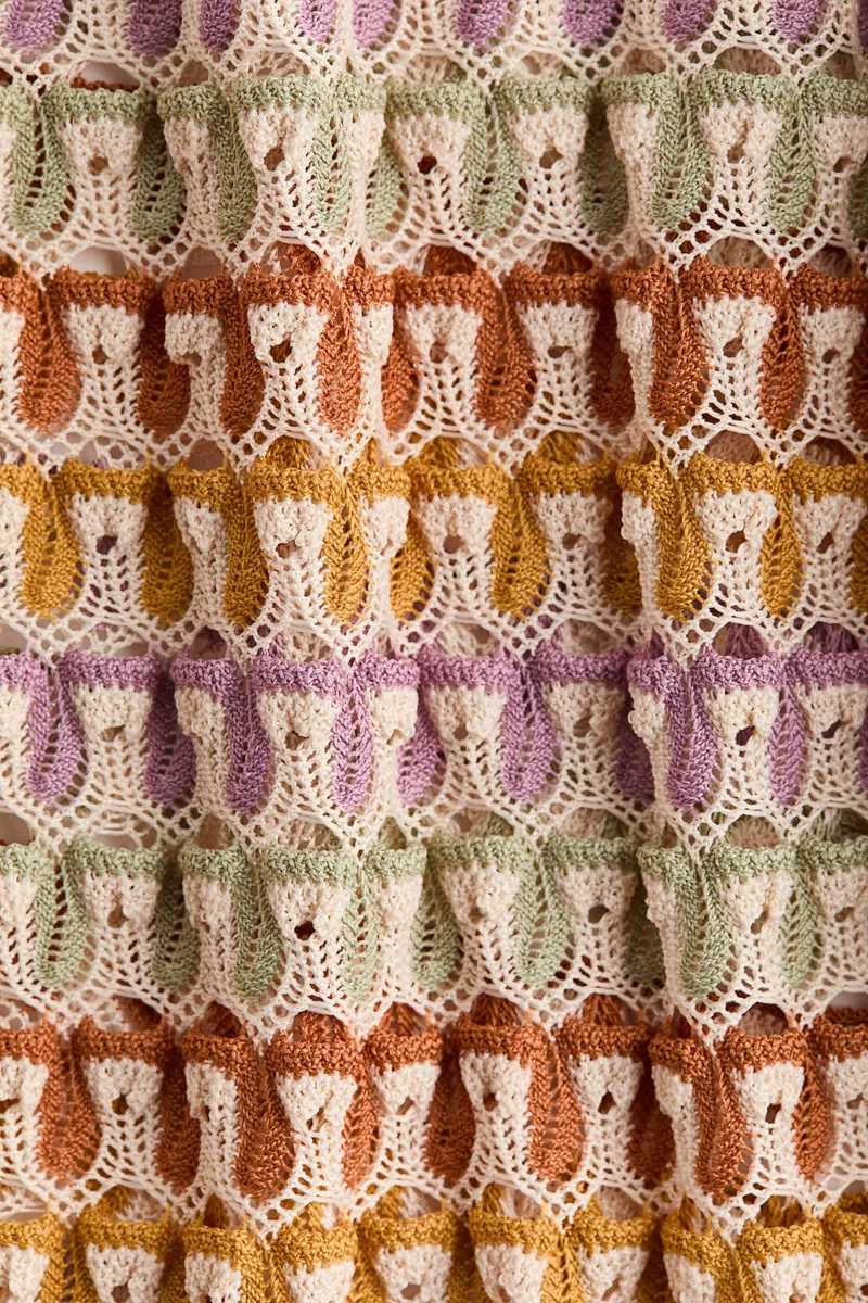 H&M Crochet-look cape top